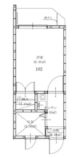 鶴川第一レジデンス【1階】の間取り