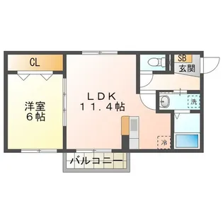 メゾン アルトウム【2階】の間取り