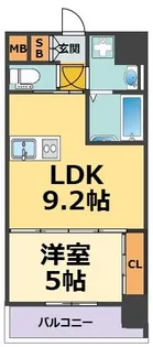 グランクレンツ尼崎【3階】の間取り