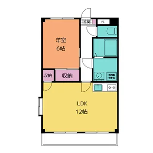 Belle Flora ルノ割【1階】の間取り