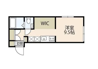 イリス堀越【2階】の間取り