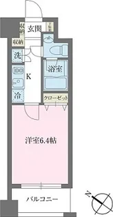 KDXレジデンス森下千歳【9階】の間取り