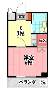 フレール・ナカノ【3階】の間取り