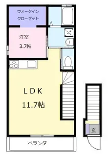 Bell Tree【2階】の間取り