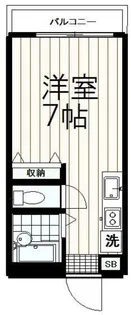 グリーンハイム瓜生【1階】の間取り