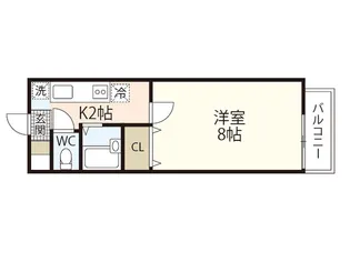 田中興産第11ビル【5階】の間取り