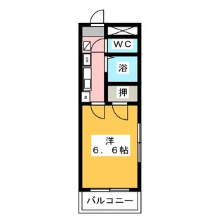 TKハイツ【3階】の間取り