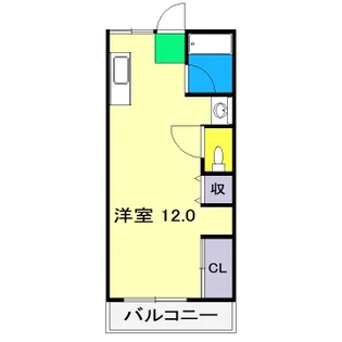 コーポ早坂【3階】の間取り