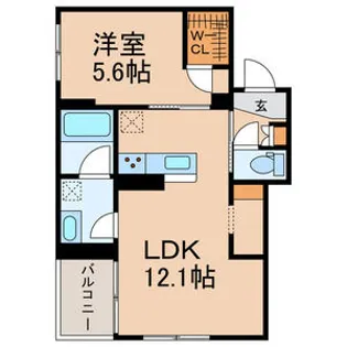 アヴェニール【2階】の間取り