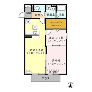 埼玉県さいたま市桜区大字大久保領家【アパート】の間取り