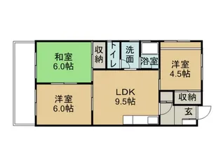 雄町ビル【2階】の間取り