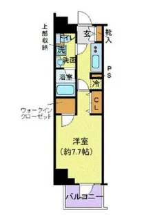 デュアレス千代田三崎町【8階】の間取り