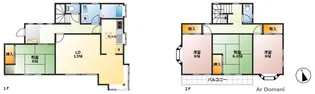 千葉県鎌ヶ谷市西佐津間2【一戸建】の間取り