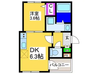 oeillet【2階】の間取り