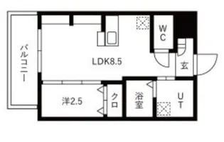 ジーイーオンズ【1階】の間取り