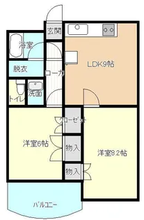 スカイ・フォレスト・レジデンス【4階】の間取り
