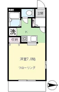 1Kの間取り画像