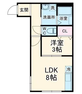 Flat八千代村上【1階】の間取り