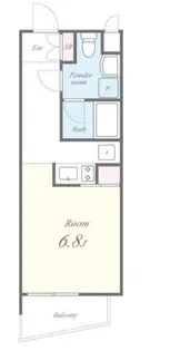 1Rの間取り画像