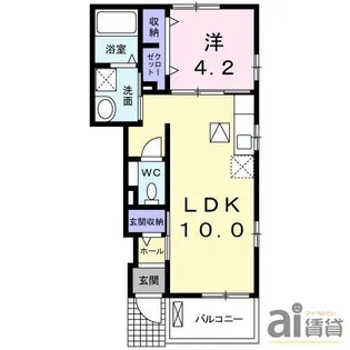 アーク・ガーデン【1階】の間取り