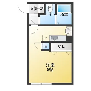 MODULOR白山II【2階】の間取り