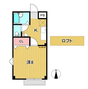メゾンドラシャンス1970【2階】の間取り