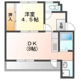 ドミールサニー緑町【5階】の間取り