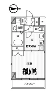 スペーシア高円寺I【3階】の間取り