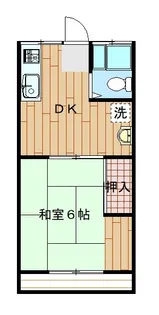 光和コーポ【2階】の間取り