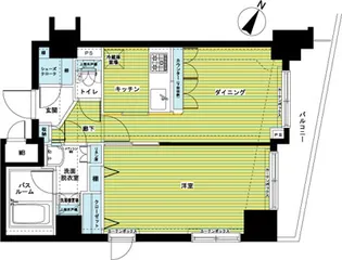 トーシンフェニックス日本橋浜町弐番館【11階】の間取り