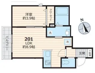 MIYABI【2階】の間取り