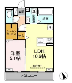 静岡県浜松市中央区有玉北町【アパート】の間取り