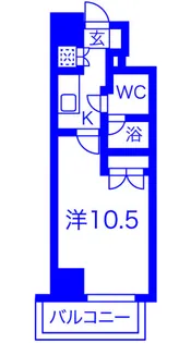 スパシエ・エル新横浜【6階】の間取り