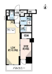 東京都江東区亀戸7【マンション】の間取り