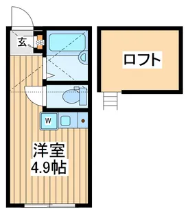 ヴィハージュ大口【2階】の間取り