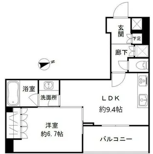 RODIA立川【8階】の間取り