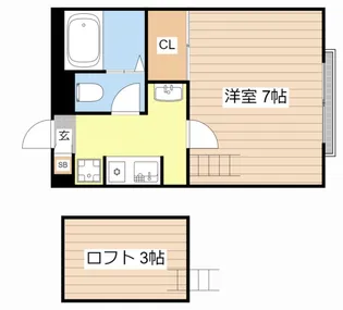 滋賀県彦根市野瀬町【アパート】の間取り