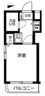 マリオン品川中延【3階】の間取り