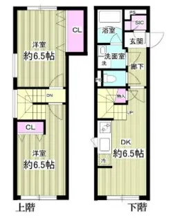 東京都新宿区改代町【マンション】の間取り