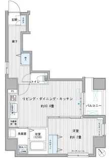 ニッシングローリー池袋【7階】の間取り