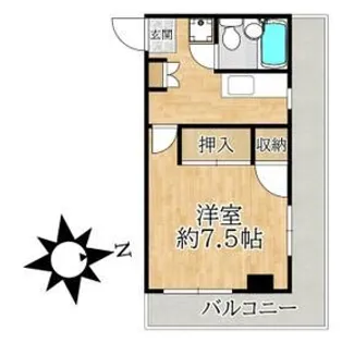 パレドゥ・ユー【1階】の間取り