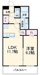 メゾン・ルーチェ【1階】の間取り