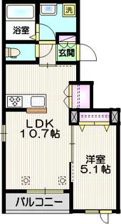 クレスト浦和【2階】の間取り