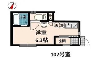 レスタ北千住【1階】の間取り
