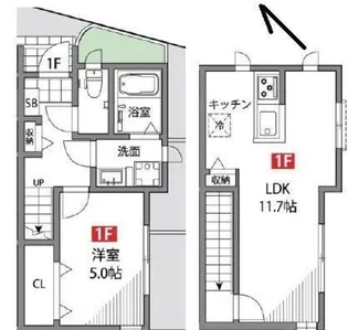 EL SITIO【2階】の間取り
