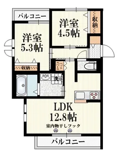 CASA CRECIA【2階】の間取り