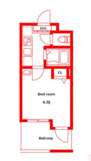 ロワール鶴見花月園前【2階】の間取り