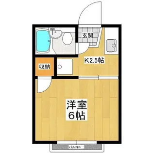 メゾンド・ジュネス【2階】の間取り