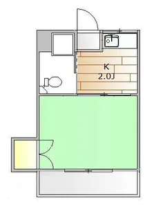 北川ハイツ【4階】の間取り