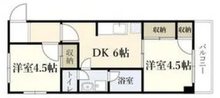ヴェーネ長町【4階】の間取り